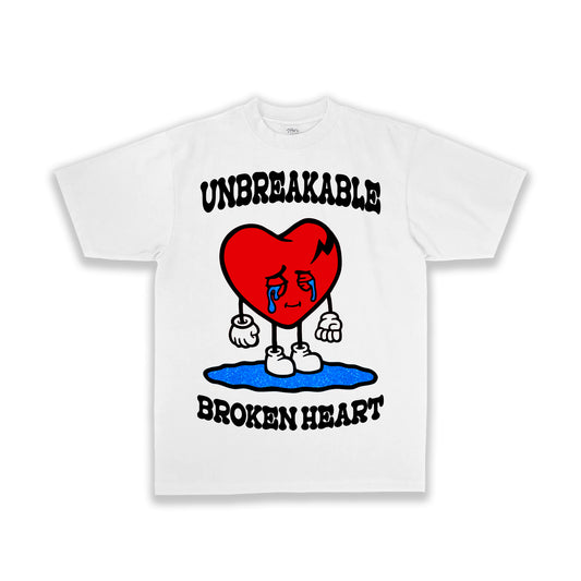 Unbreakable Broken Heart - T Shirt - White